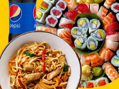 Combo 30 (sushi Noodles Pepsi)