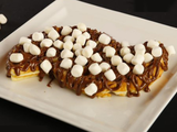 Marshmello Chocolate Waffle
