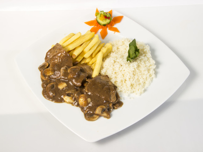 Piccata With Mushroom Meal