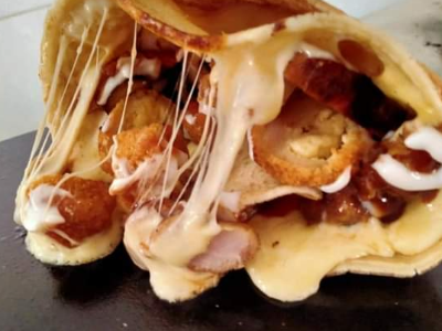 Meat Cocktail Crepe 2