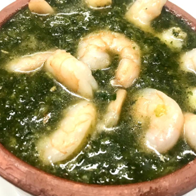 Molokhia With Shrimp
