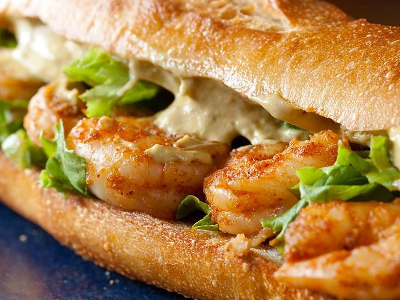 Fried Shrimp Sandwich
