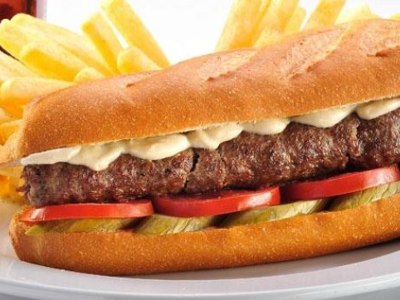 Grilled Meat Kofta Sandwich