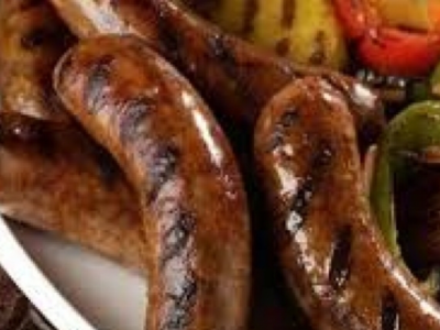 Grilled Oriental Sausage Sandwich