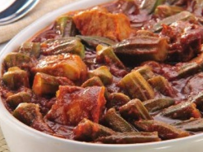 Okra With Meat Casserole
