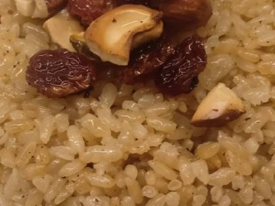 Rice With Nuts And Raisin Casserole