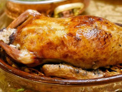Stuffed Pigeon With Rice