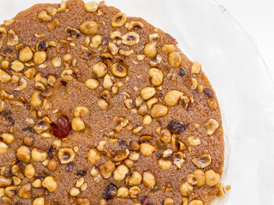 Hazelnut Basbousa Tray
