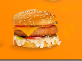 Jumbo Beef Burger with Cheese Sandwich