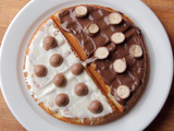 Black And White Chocolate Waffle