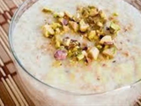 Milk Pudding With Nuts