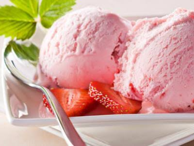 Strawberry Yogurt Ice Cream