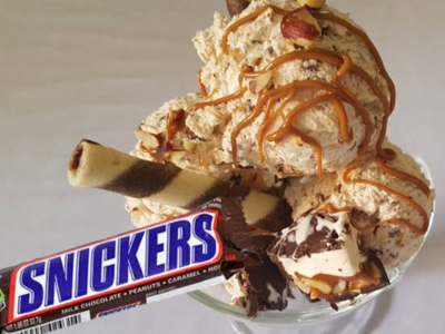 Snickers Chocolate Ice Cream