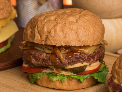 Italian Beef Burger Sandwich