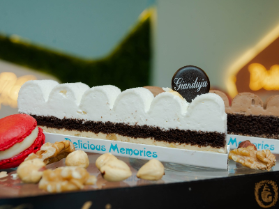 White Cardinal Gateau