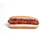 Hot Dog And Beef Bacon Sandwich