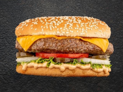 Fire Beef Burger Sandwich