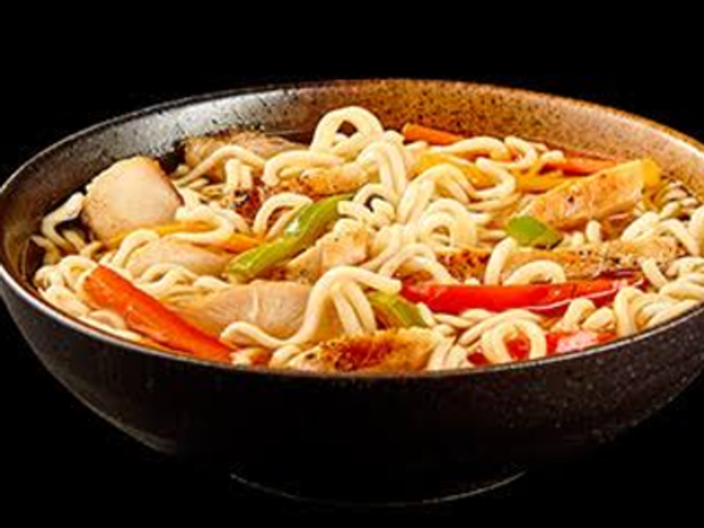Noodles With Chicken Soup