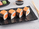 Salmon With Cheese Dynamite Roll