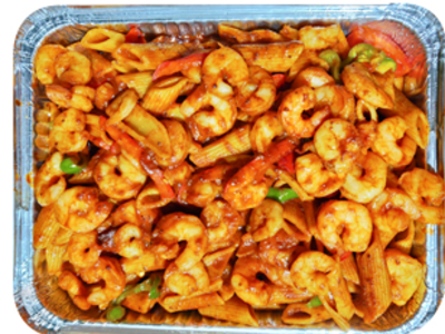 Shrimp Pasta with Red Sauce