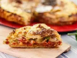 Golash With Pastrami And Mozzarella Cheese