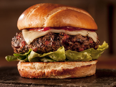 The Fire Burger Sandwich