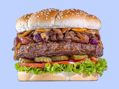 Duxelle Beef Burger Sandwich