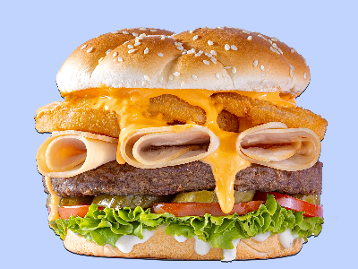 Smokey Beef Burger Sandwich