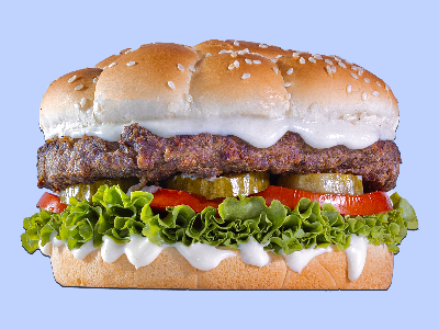 Rubber Beef Burger Sandwich