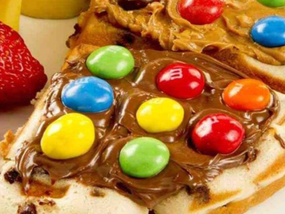 Waffle M&m's