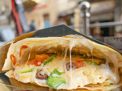 Mix Cheese Crepe