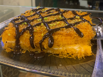 Mulukia Kunafa With Chocolate