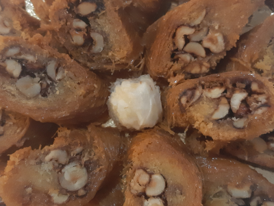 Konafa Barma With Nuts