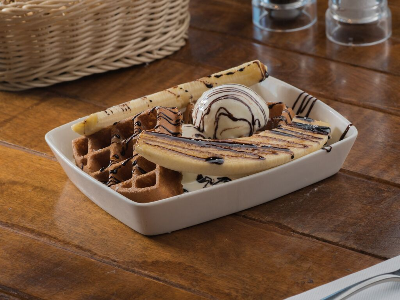 Waffle A La Mode