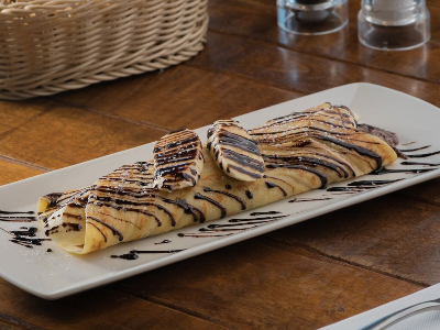 Chocolate With Banana Crepe