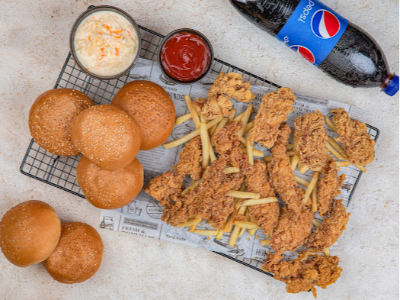 Crunchy Chicken Strips Chubby Family Meal