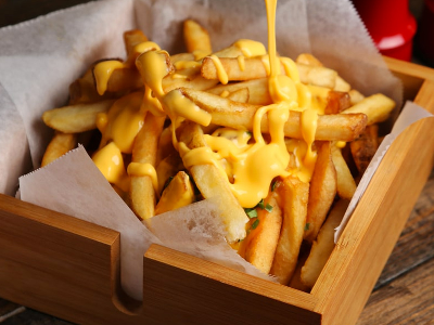 French Fries With Cheese Platter