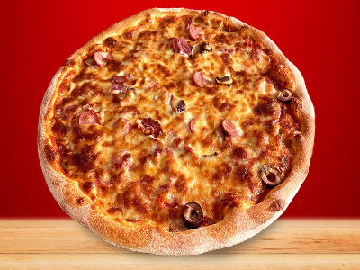 3 Shades Of Meat Pizza