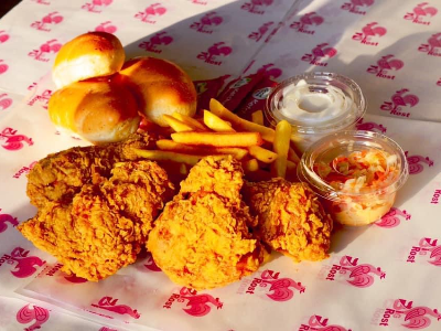 4 Broasted Chicken