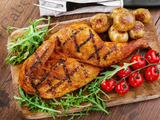 Half Charcoal Grilled Chicken - Breast And Thigh