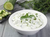 Yogurt With Cucumber Salad