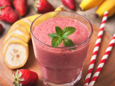 Strawberry With Banana Shake