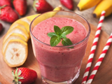 Strawberry With Banana Shake