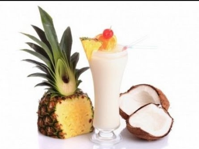Coconut With Pineapple Smoothie