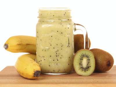 Kiwi With Banana Smoothie