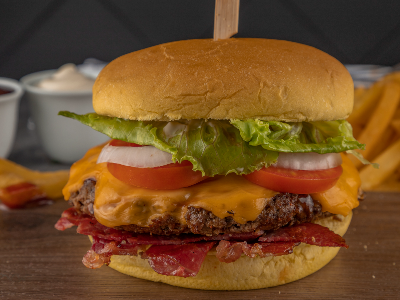 American Burger Sandwich