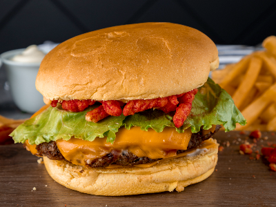 Cheetos Burger Sandwich