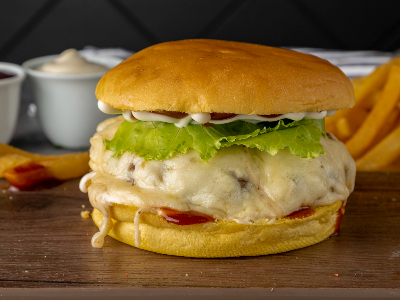 Juicy Cheesy Burger Sandwich