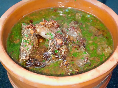 Molokhia With Meat Casserole
