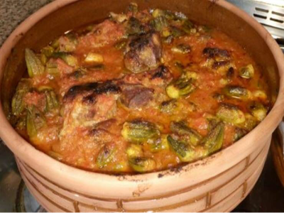 Okra With Meat Casserole